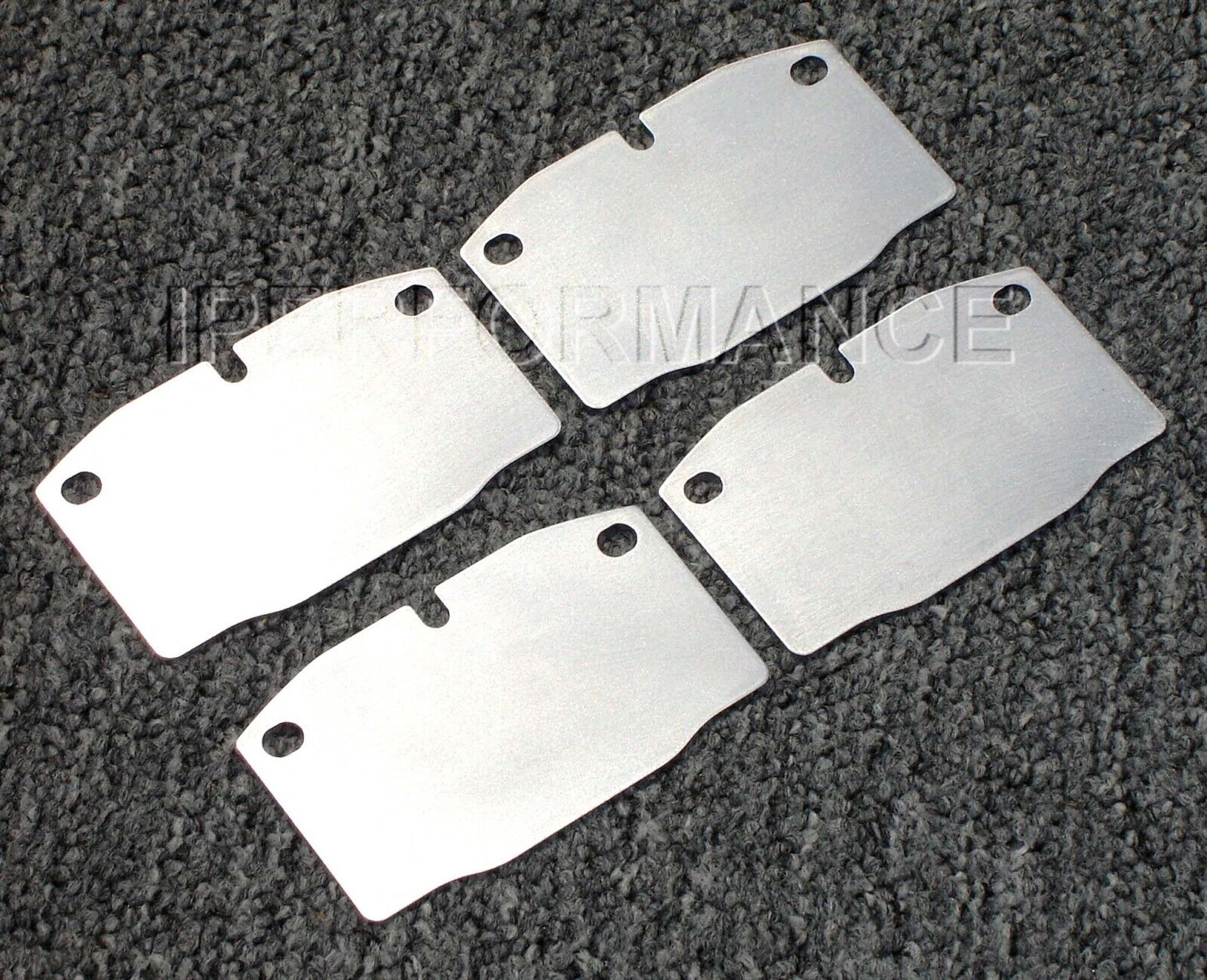 Titanium Brake Pad Shim Heat Shield Set for Deawoo Nexia 95-97; GM Cal 378EU; Fr