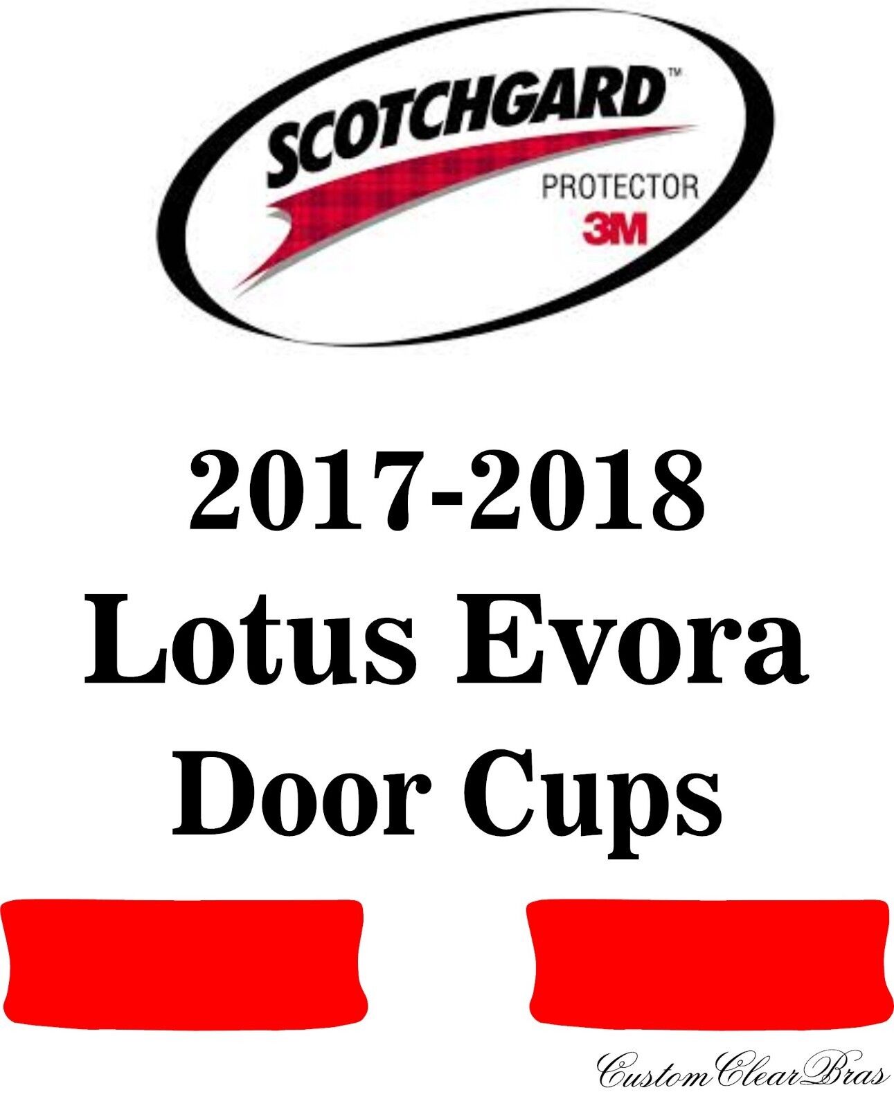 3M Scotchgard Paint Protection Film Clear Bra Pre-Cut 2017 2018 Lotus Evora