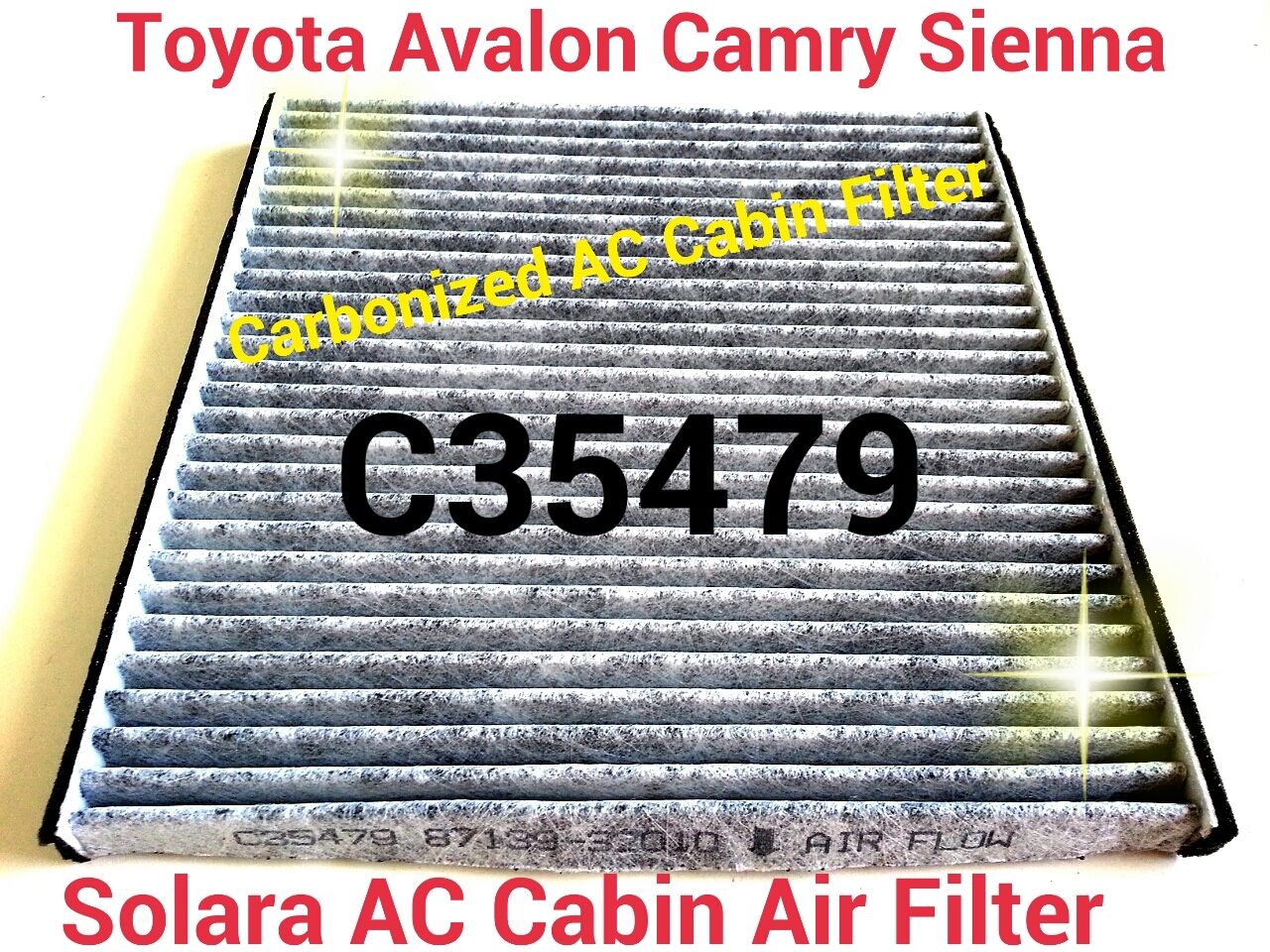 CARBONIZED CABIN AIR FILTER For Toyota Camry Avalon Sienna Solara Great Fit