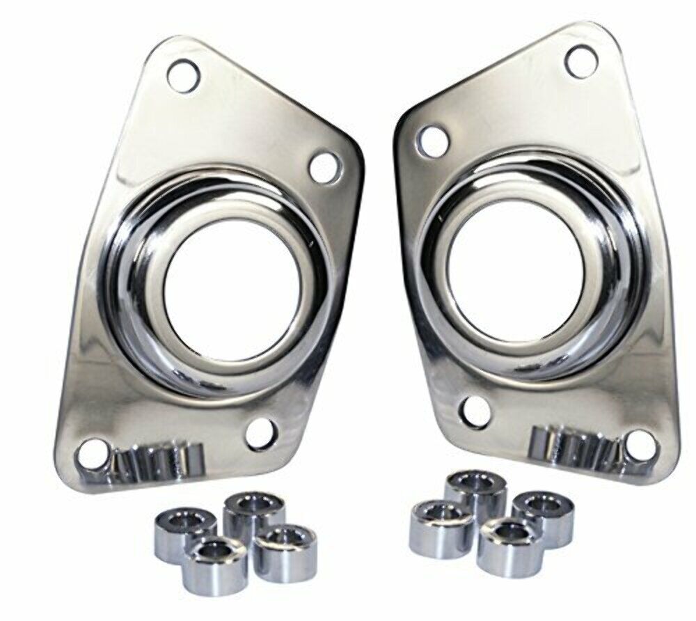 EMPI 17-2697 Stainless Steel IRS Torsion End Plate Caps - Pair dune Buggy Bug Ba