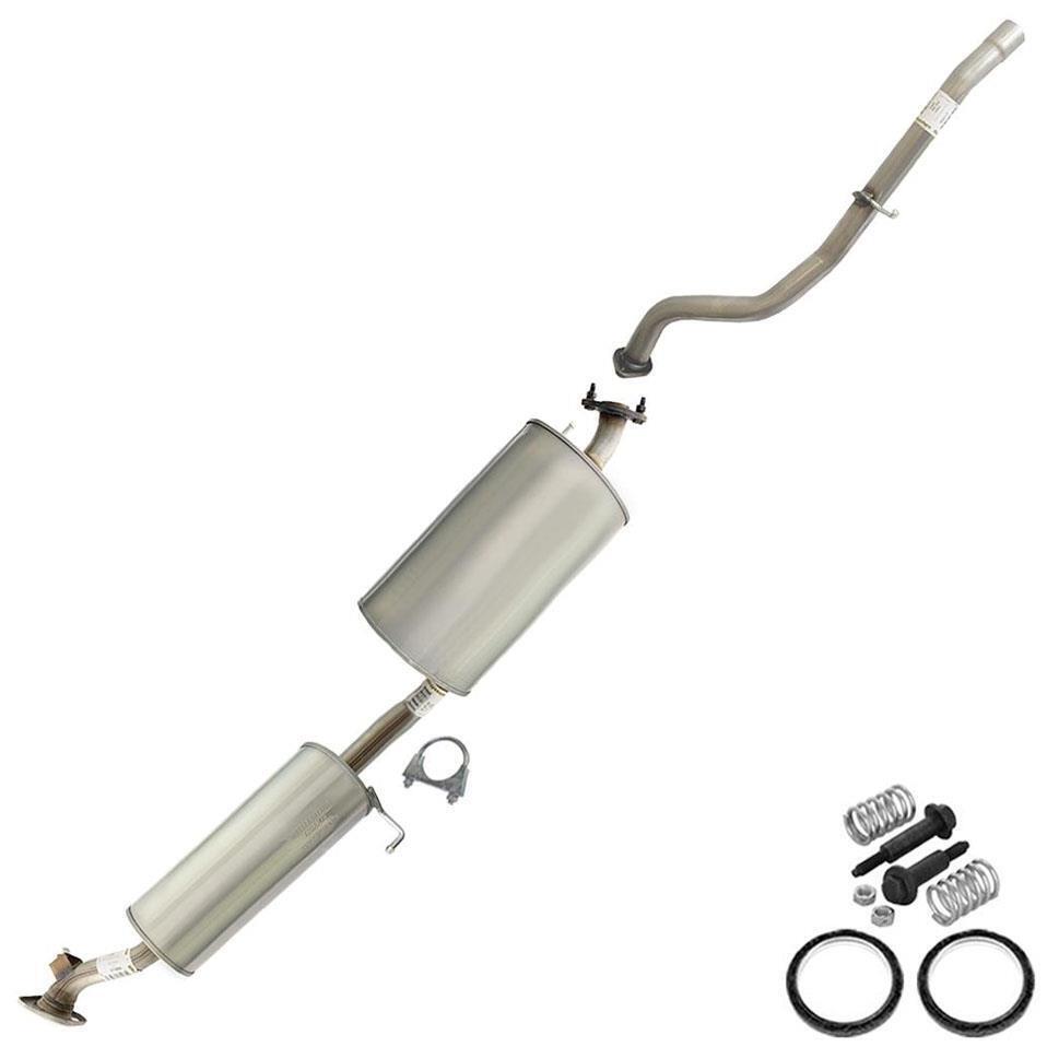 Stainless Steel Resonator Muffler Exhaust System Kit fits 2003-2011 Element 2.4L