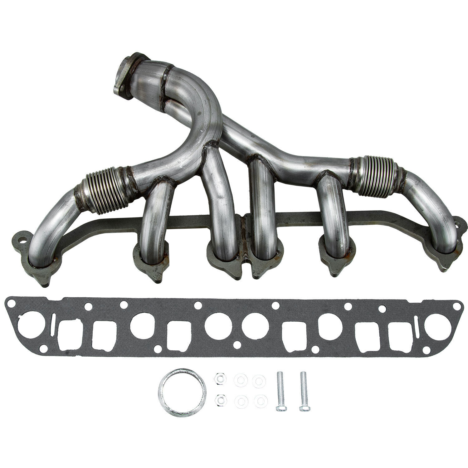 Exhaust Manifold & Gasket Kit fit 1991-99 Jeep Wrangler Comanche Grand Cherokee