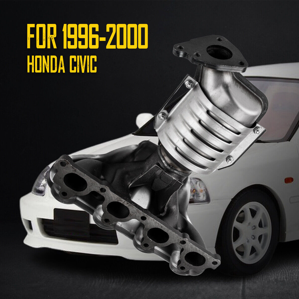 For 1996-2000 Honda Civic CX EX DX 1.6L Exhaust Manifold Catalytic Converter 1pc