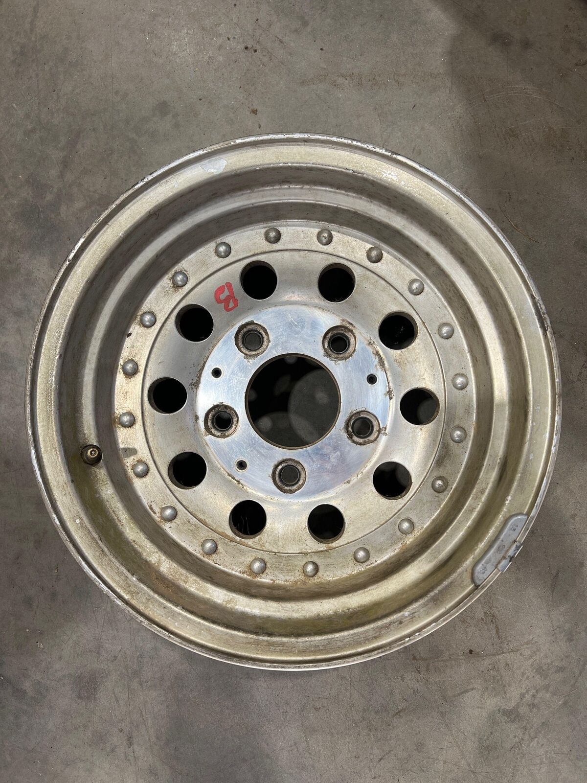 90 - 96 Ford F-150 Bronco I 15x7-1/2 Alloy Wheel with Rivets OEM F0TZ1007A
