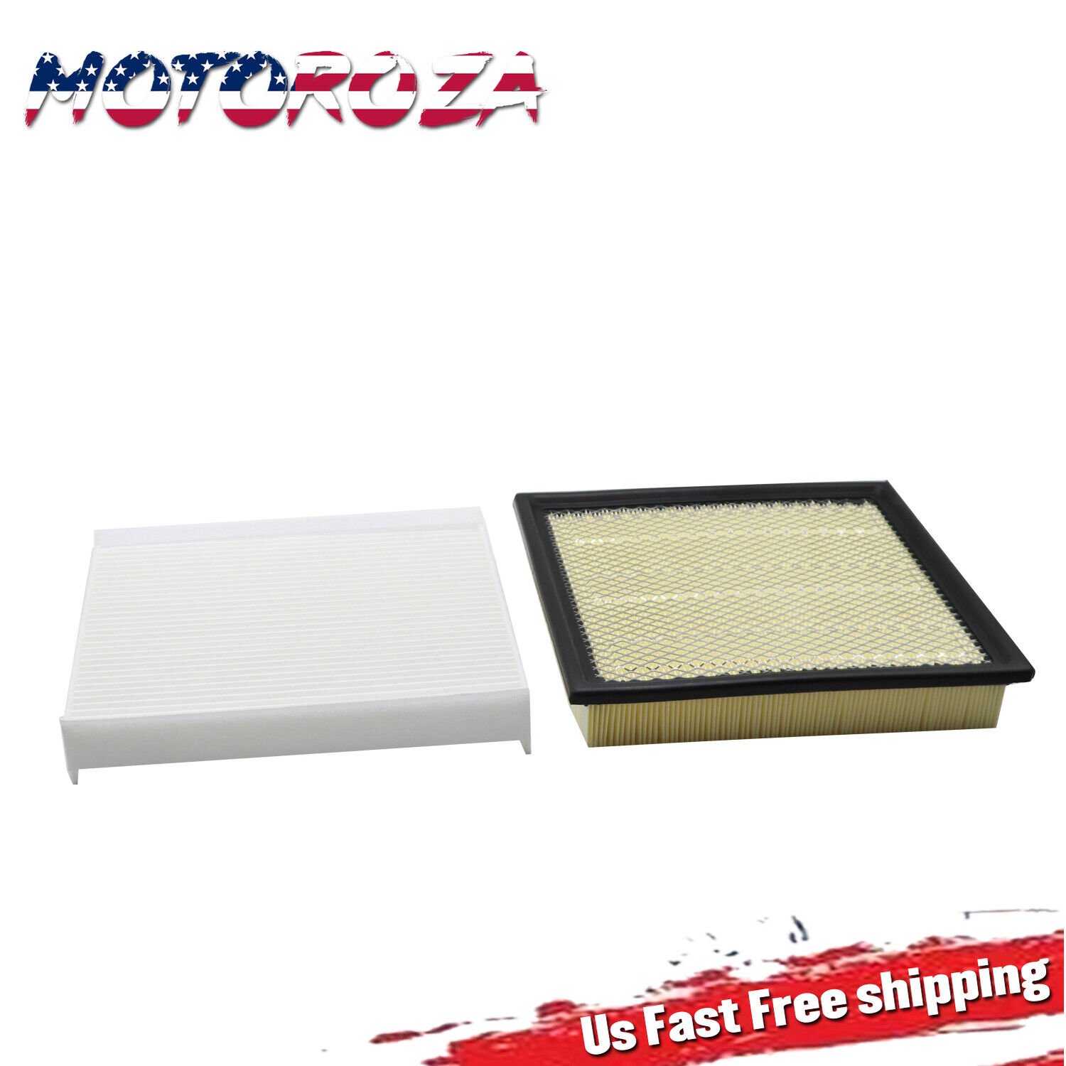 Engine Air Filter & Cabin Air Filter Premium Set For 2015-2022 Ford F-150