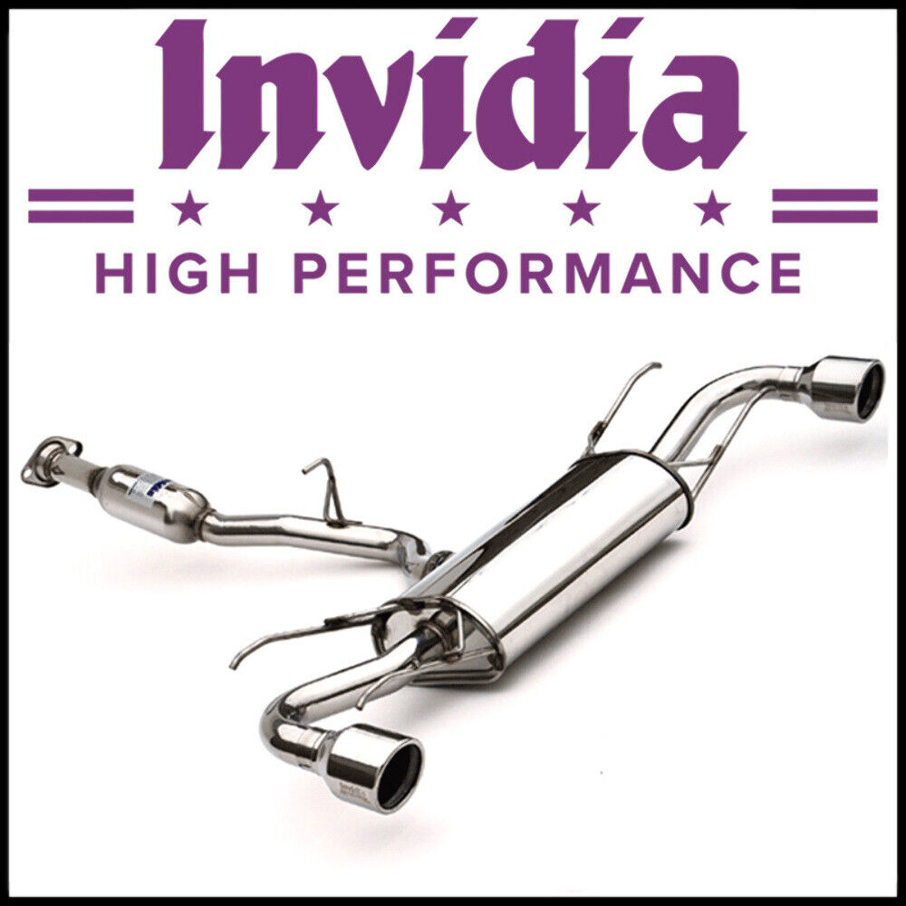 Invidia Q300 Rolled Tip Stainless Cat-Back Exhaust System fits 04-11 Mazda RX-8