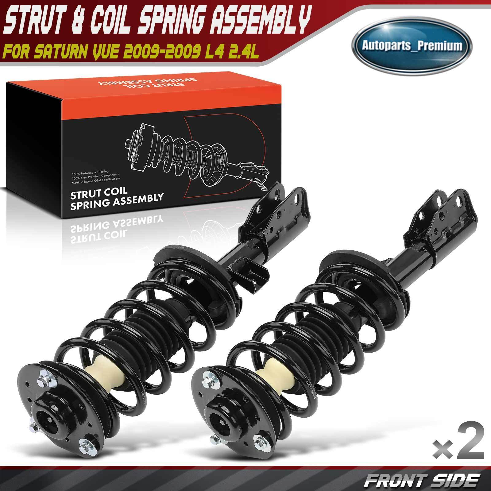 2x Front Left & Right Complete Strut & Coil Spring Assembly for Saturn Vue 2009