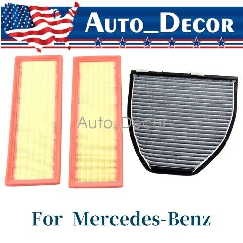 Air And Cabin Filters Kit For Mercedes-Benz C300 E350 GLK350 C350 E550 C230