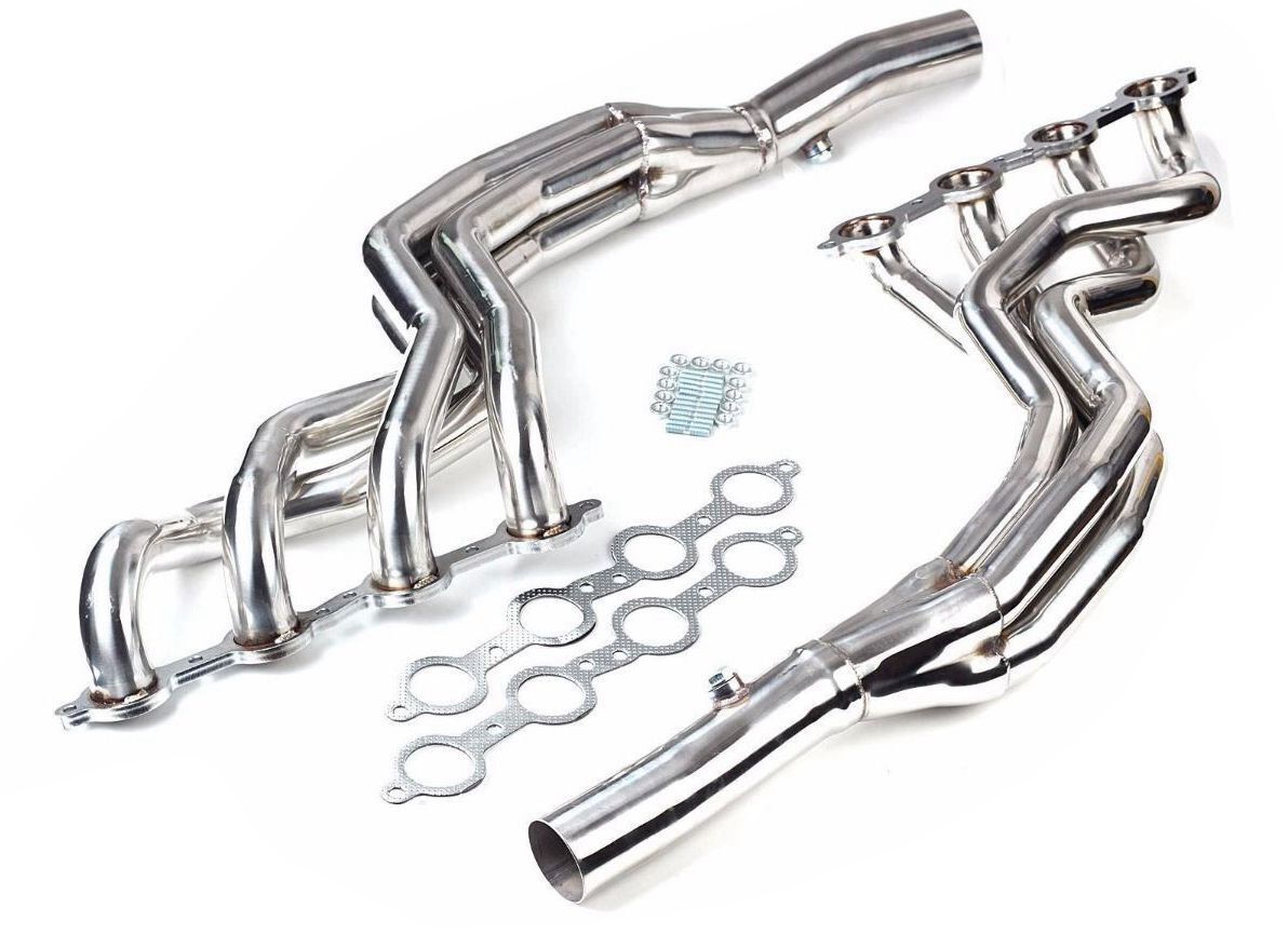 Stainless Long Tube Headers Manifolds For 2010-2015 Chevy Camaro SS 6.2L V8 US