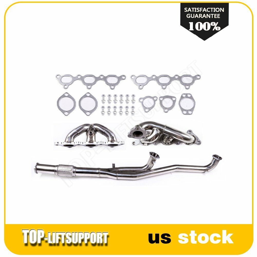 FOR 96-97 Dodge Stealth Stainless Steel Turbo Manifold Header+Downpipe Exhuast