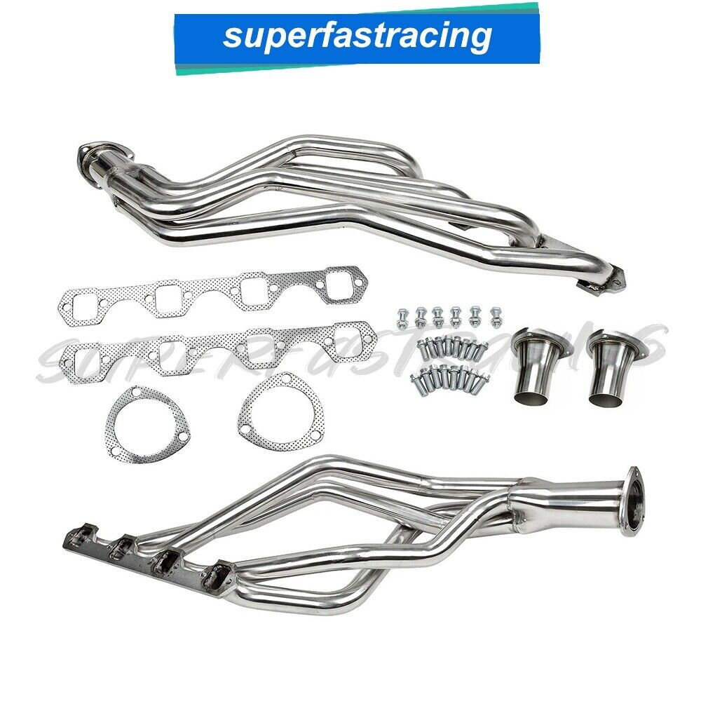 New Long Tube Stainles Exhaust Headers For 64-70 Ford SBF Mustang 289 302 351