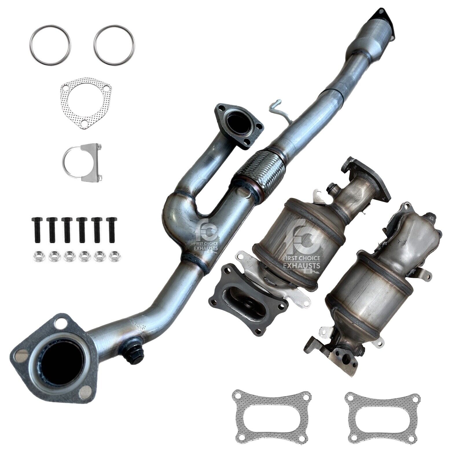 For 2015-2019 ACURA MDX 3.5L All 3 Catalytic Converters With Flex Direct Fit