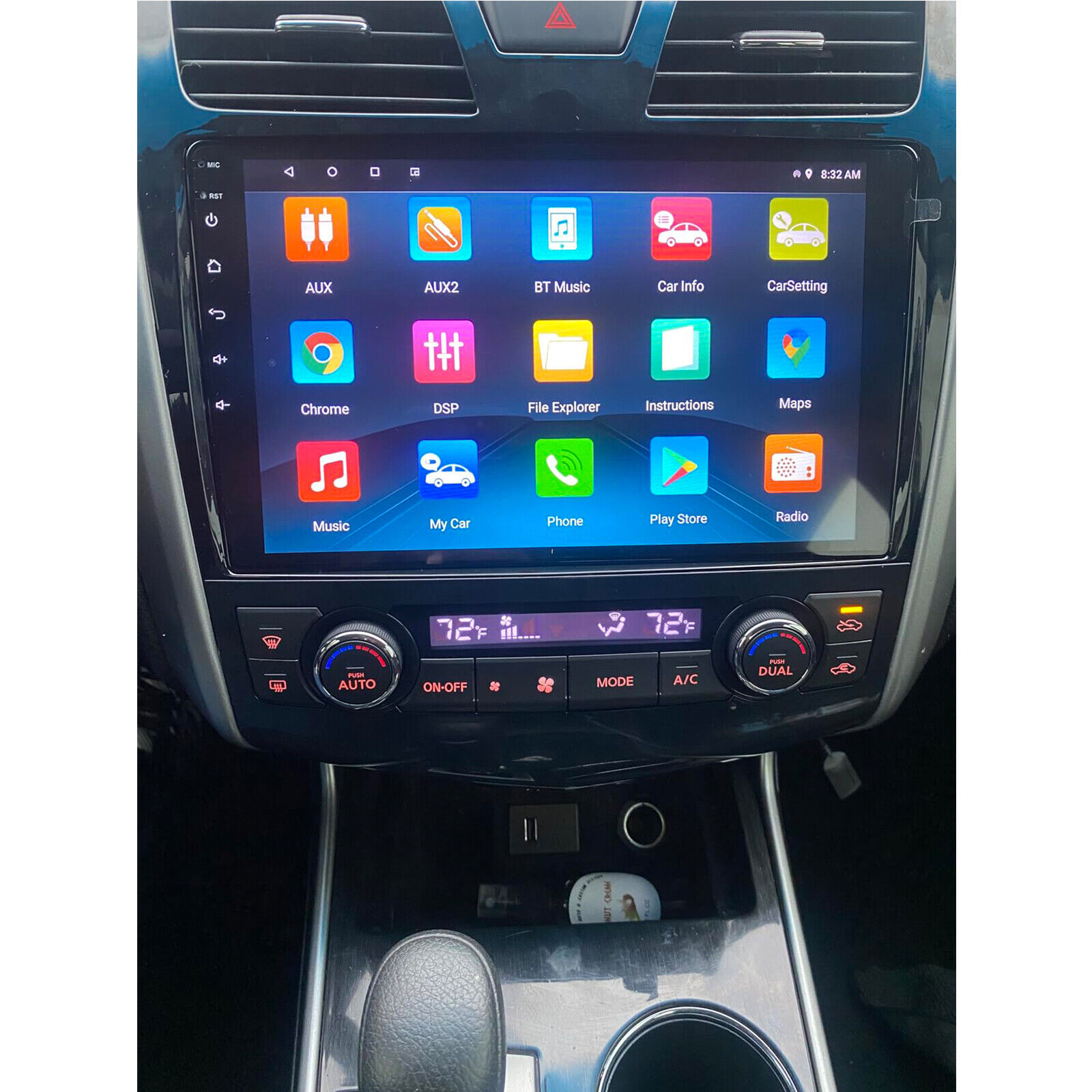 For 2013-2018 Nissan Altima Apple Carplay Car Radio Android 13 GPS FM Stereo DSP
