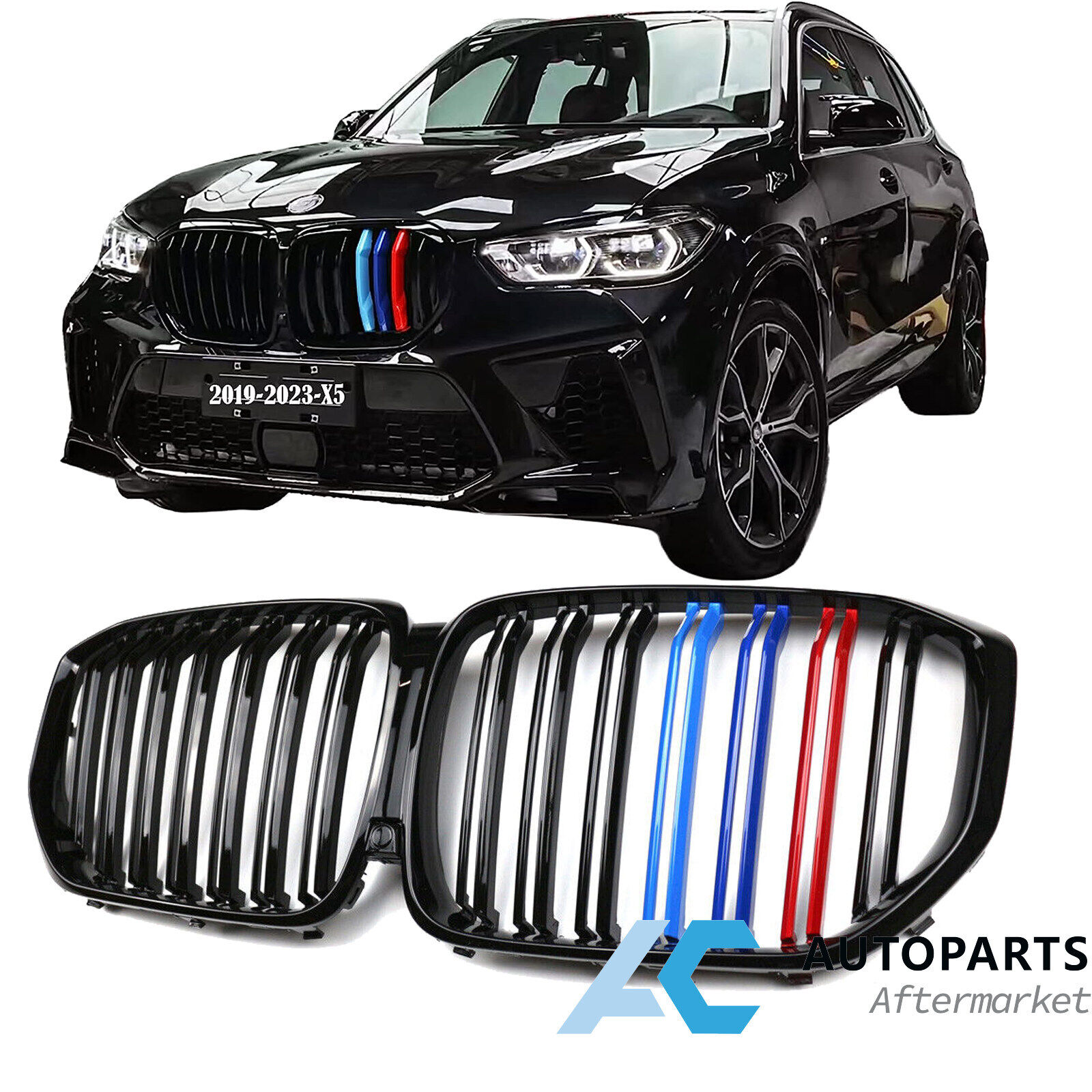 For 2019-2023 BMW X5 X5M G05 Front Grill Kidney Grille 3 Color