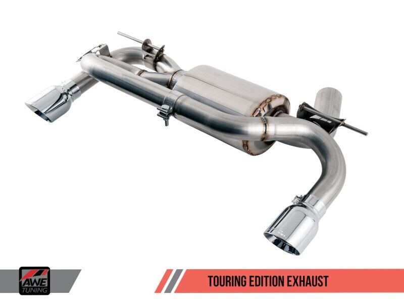 AWE Touring Edition Axle-Back Exhaust Diamond Black Tips 102mm for BMW F3X 340i
