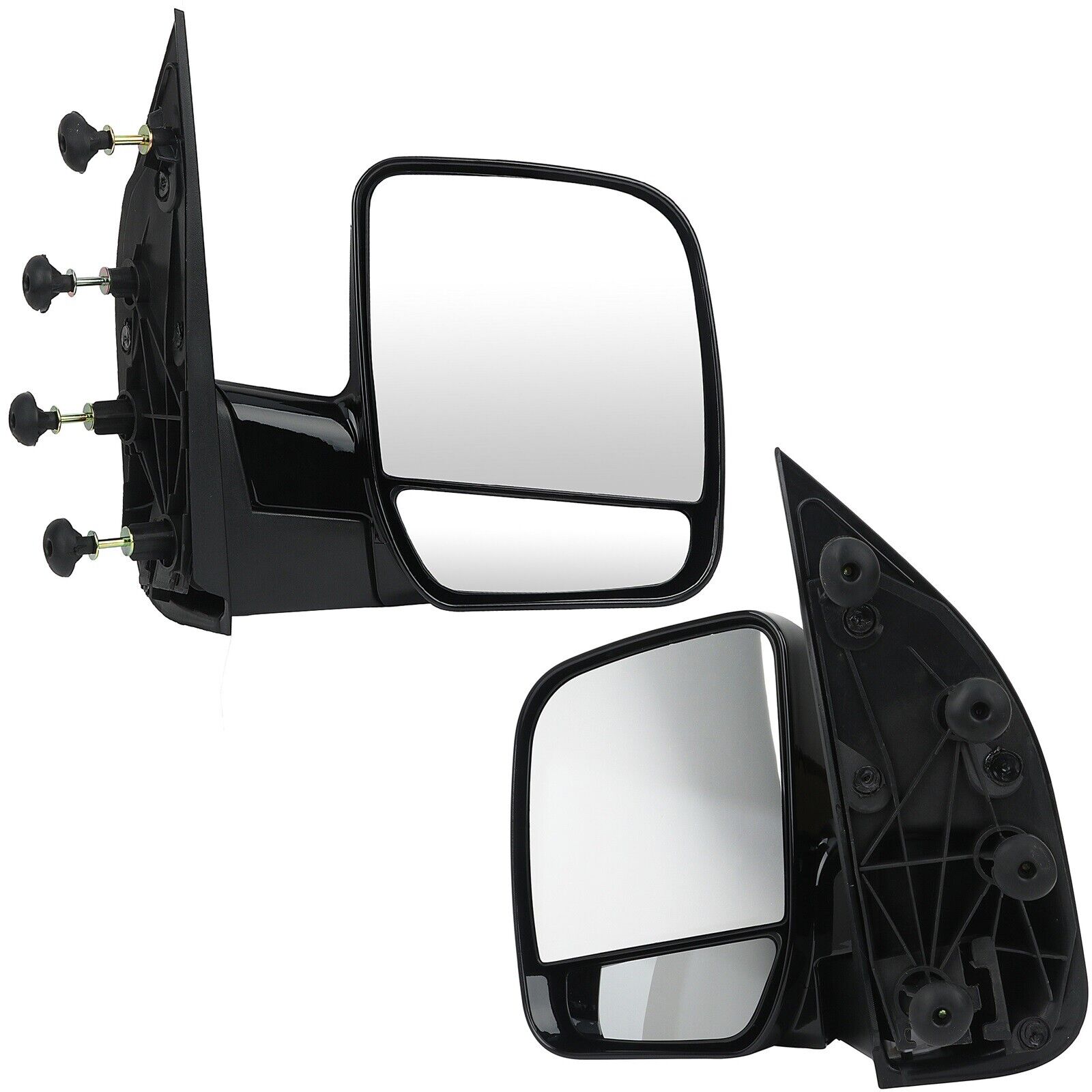 Manual Folding LH RH Side View Mirrors For 2002-08 Ford E150 E250 E350 E450 Van