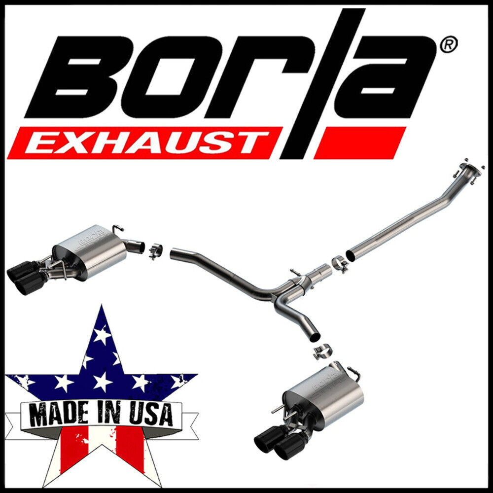 Borla S-Type Cat-Back Exhaust System fits 2018-2024 Toyota Camry XSE 2.5L 4 Cyl.