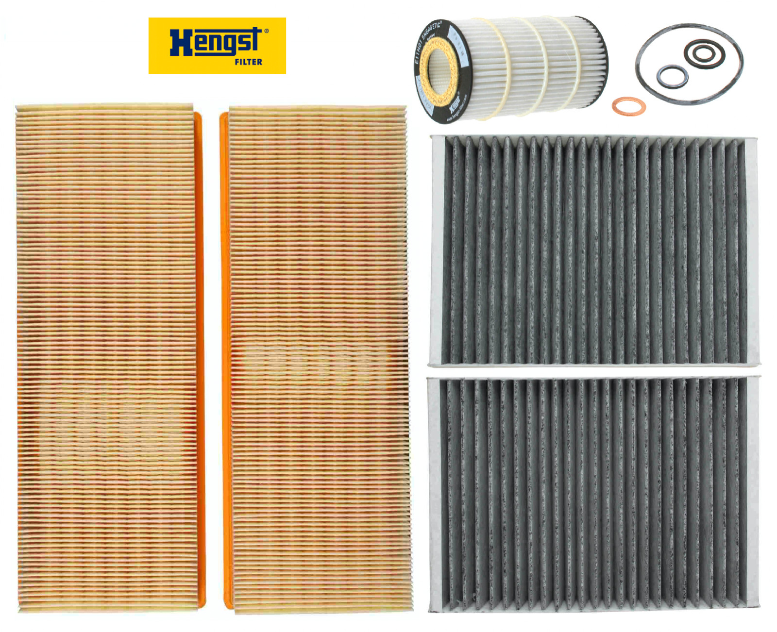Filter Kit: Air + Cabin + Engine Oil Filters for Mercedes W221 S550 (2007-2011)