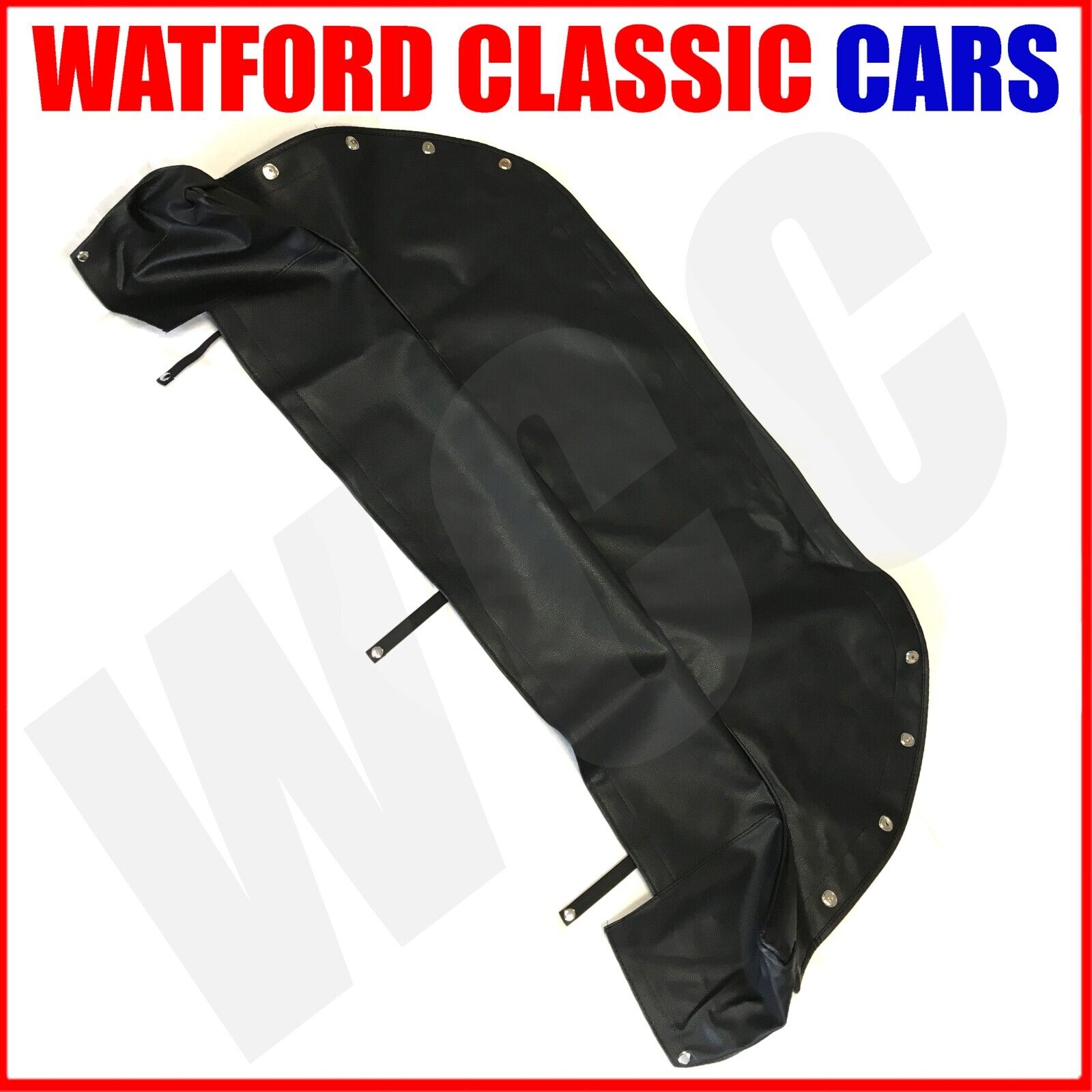 MGB Roadster , Hood Cover - 1/2 Tonneau cover ALL years  BLACK 