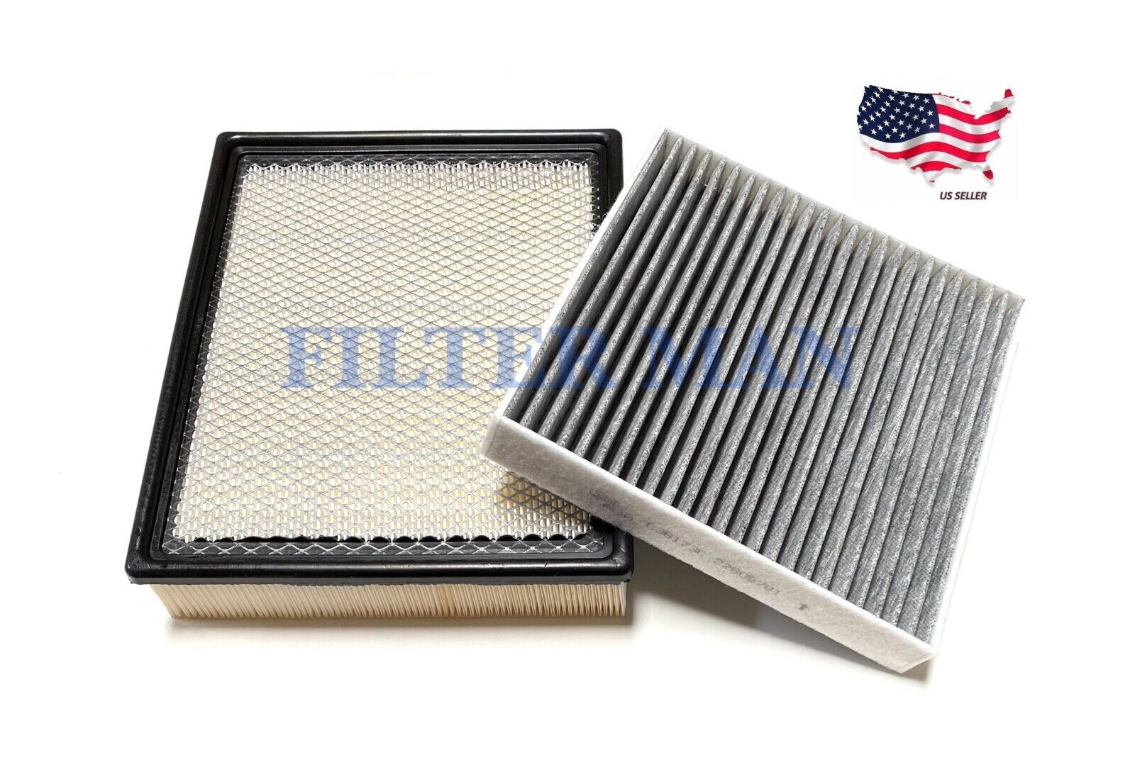 ENGINE & CARBON CABIN AIR FILTER FOR 2015-2020 Escalade 2015-19 Suburban & Tahoe