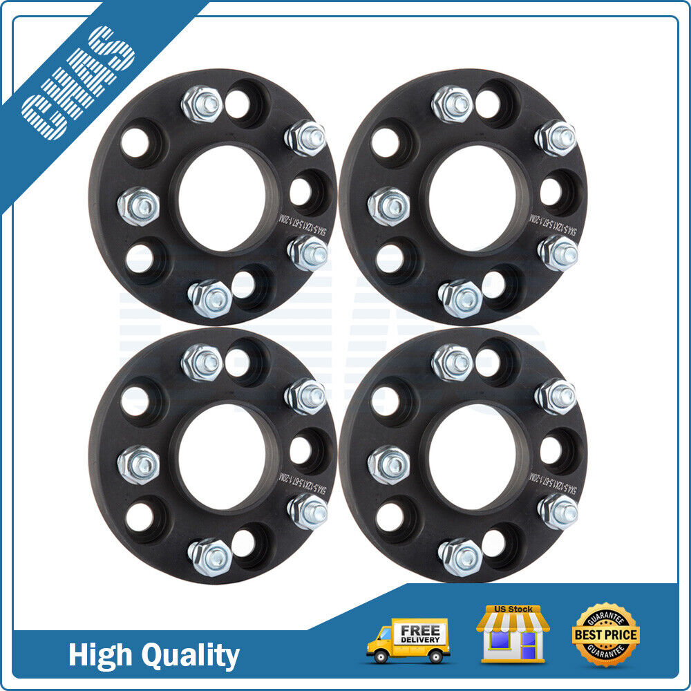 (4) 5x4.5 5x114.3 Hubcentric Wheel Spacers 20mm Fits Hyundai Elantra Ford Fusion