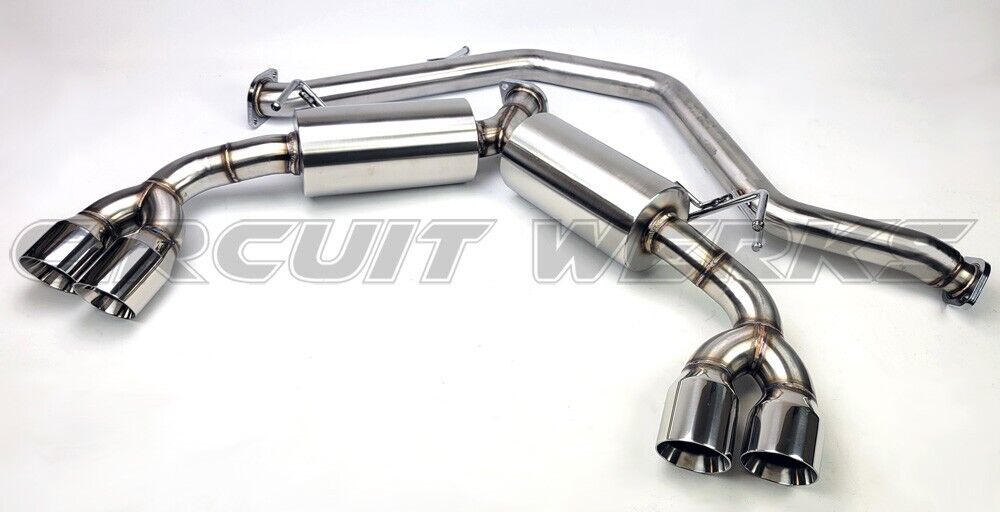 2019+ Toyota Corolla Hatchback Dual Exit Quad Tip Catback Exhaust System