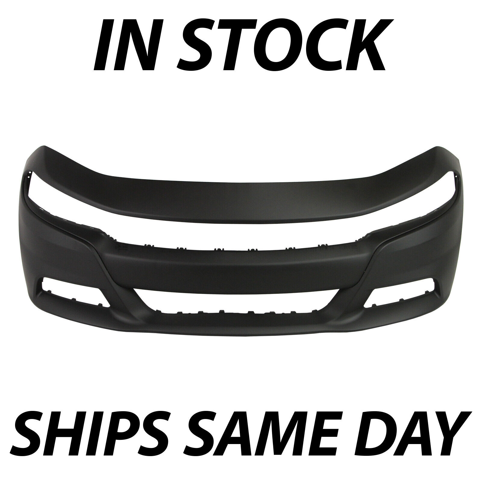 NEW Primered - Front Bumper Cover Fascia for 2015-2023 Dodge Charger SE RT SXT