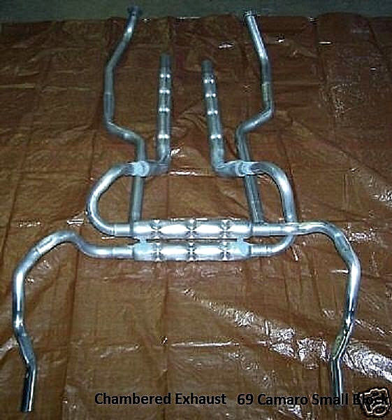 Made In USA Camaro Chambered Exhaust System Aluminized 69 Z28 and small block