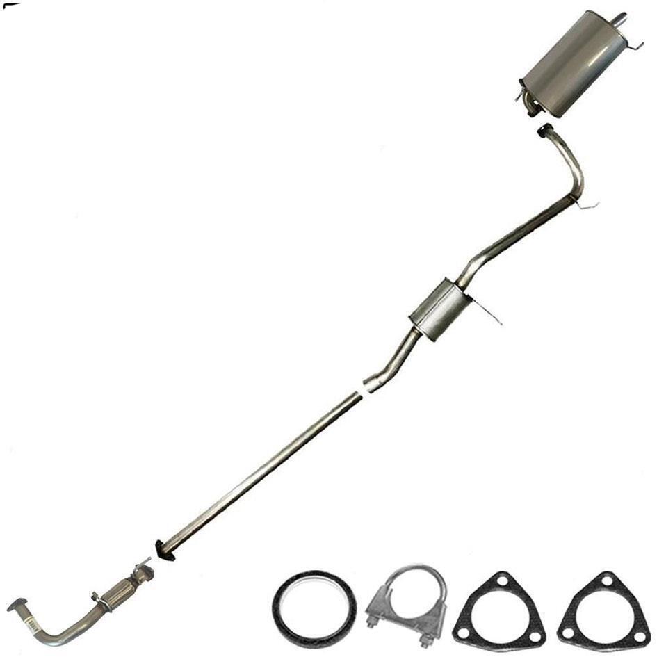 Stainless Steel Exhaust System Kit fits: 1998-2002 Accord Manual / Federal 2.3L