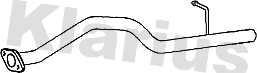 Klarius tail pipe fits Daihatsu cuore 1.0 98-03 DU88J