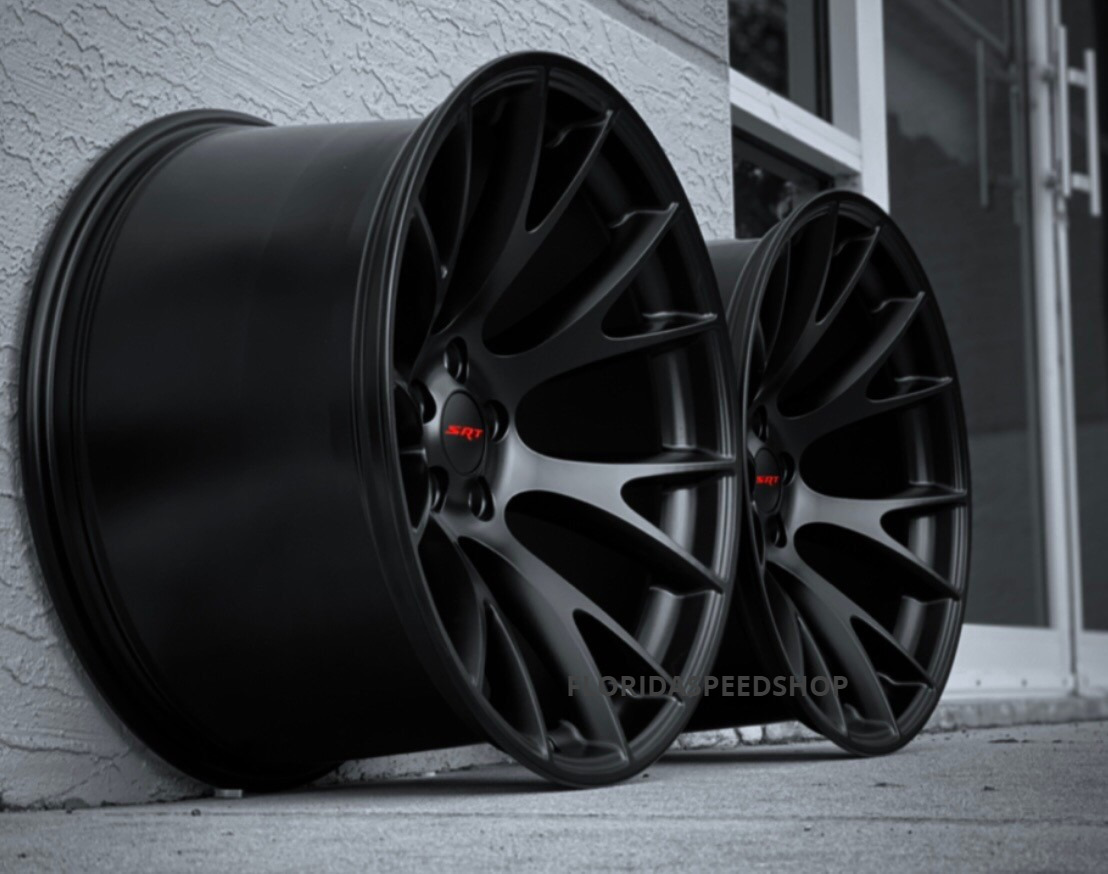 Dodge Satin Black Hellcat Wheels 20X11\