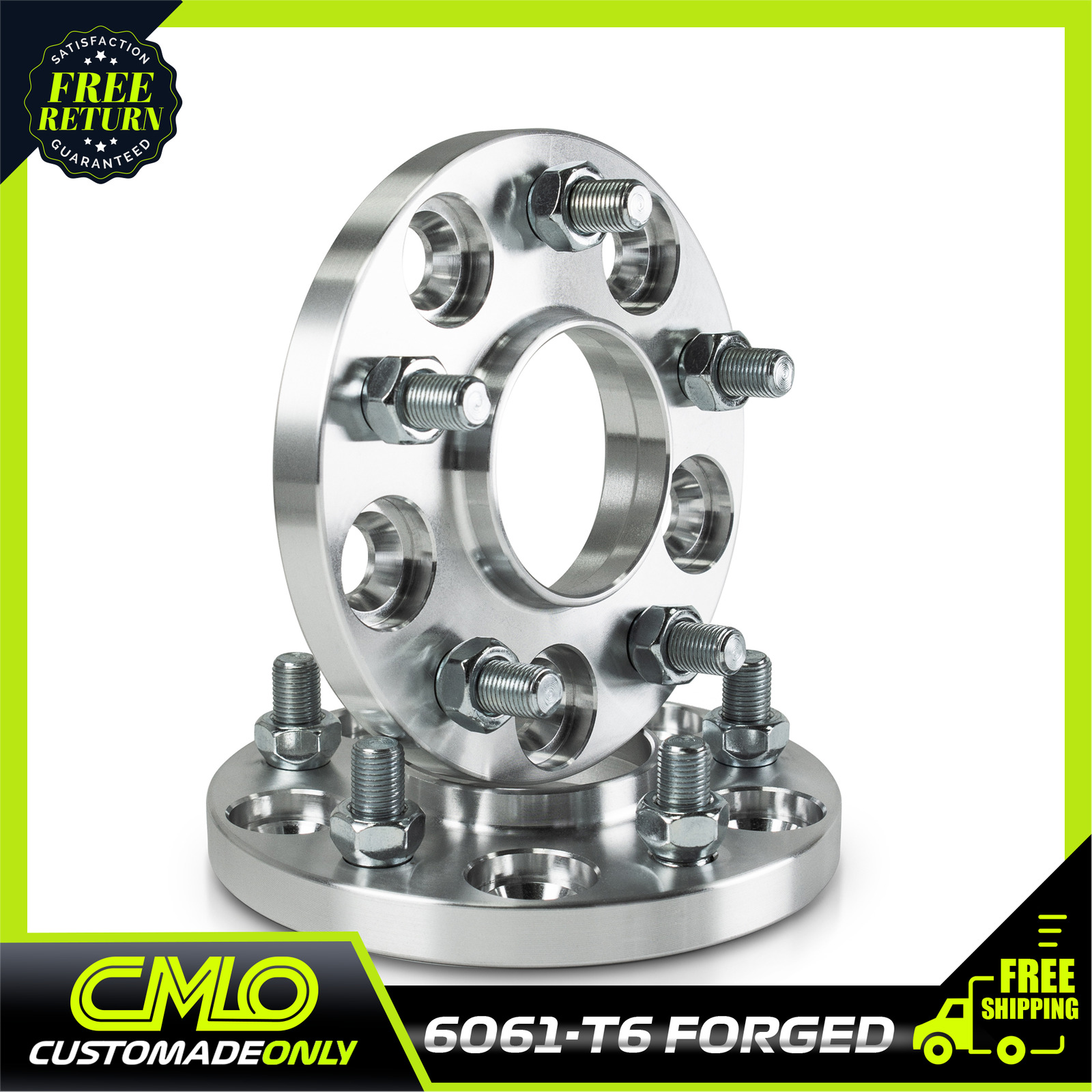 2pc 15mm Wheel Spacers 5x4.5 Fits IS250 IS300 IS350 GS300 GS350 GS460 Camry RAV4