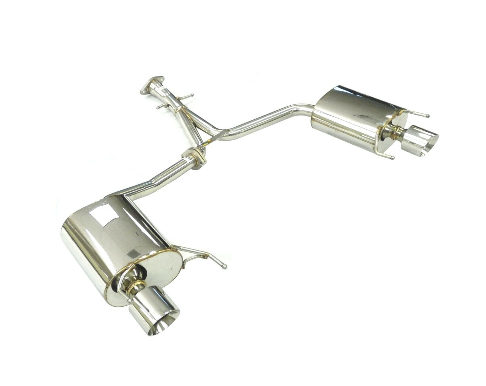 Becker Axle-Back Dual Exhaust System For 2006-13 Lexus IS250/ IS350