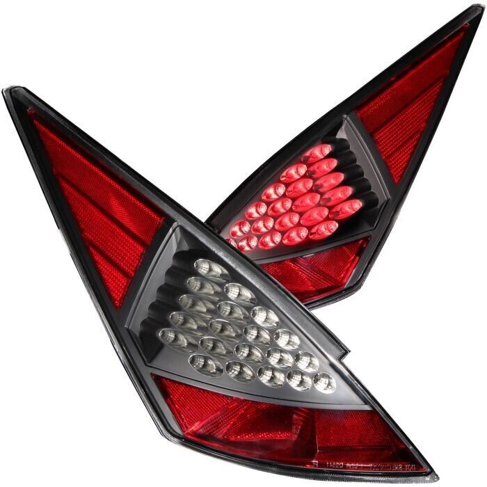 Fits NISSAN 350Z 03-05 Pair of LED TAIL LIGHTS BLACK 321099
