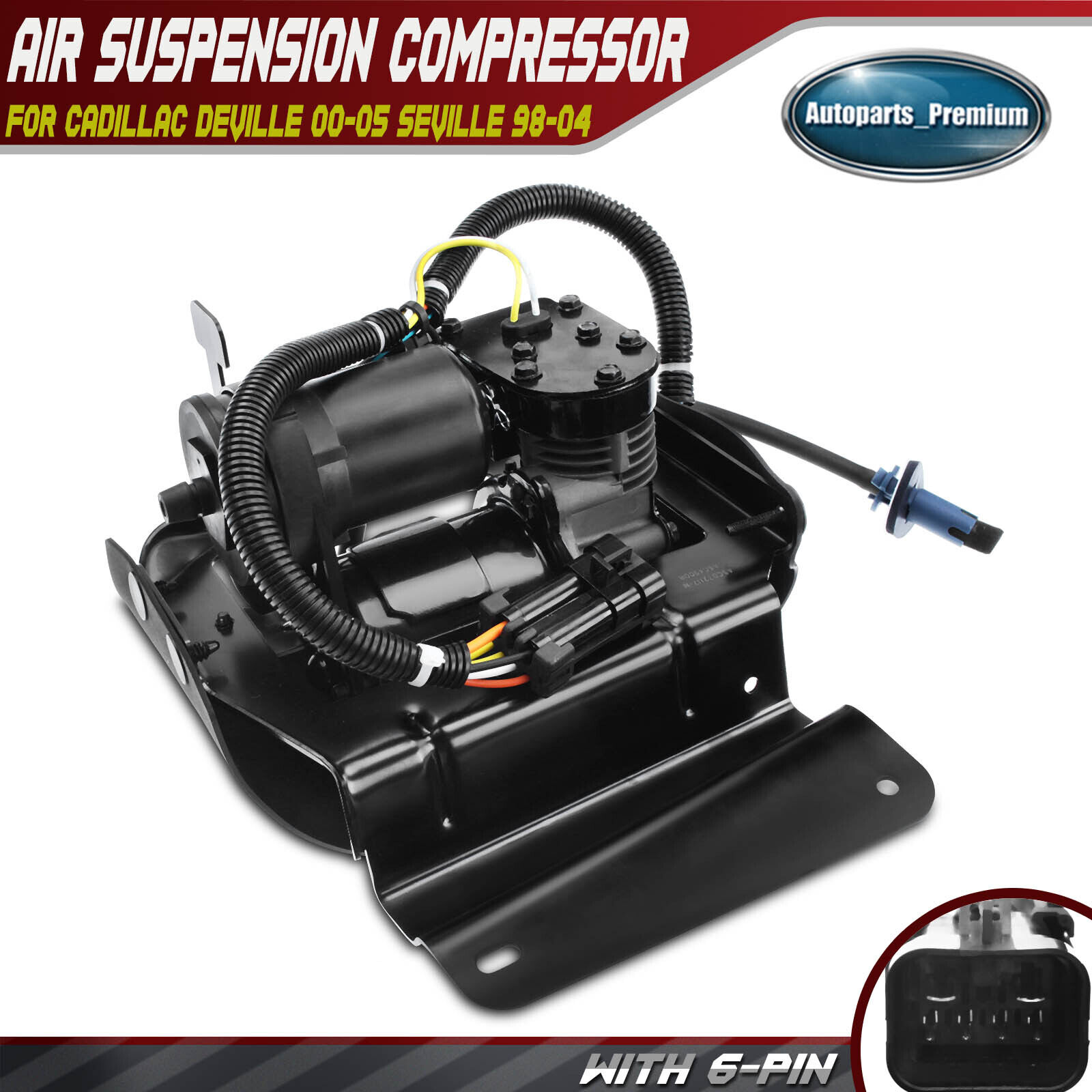  Air Suspension Compressor for Buick Terraza 05-07 Chevrolet Pontiac Oldsmobile