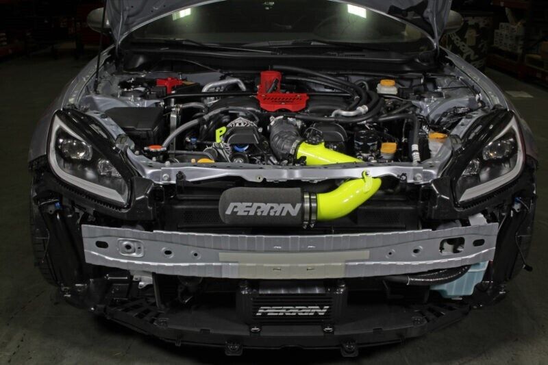 Neon Yellow Perrin CAI Cold Air Intake Kit For 2022-2023 Subaru BRZ Toyota GR86