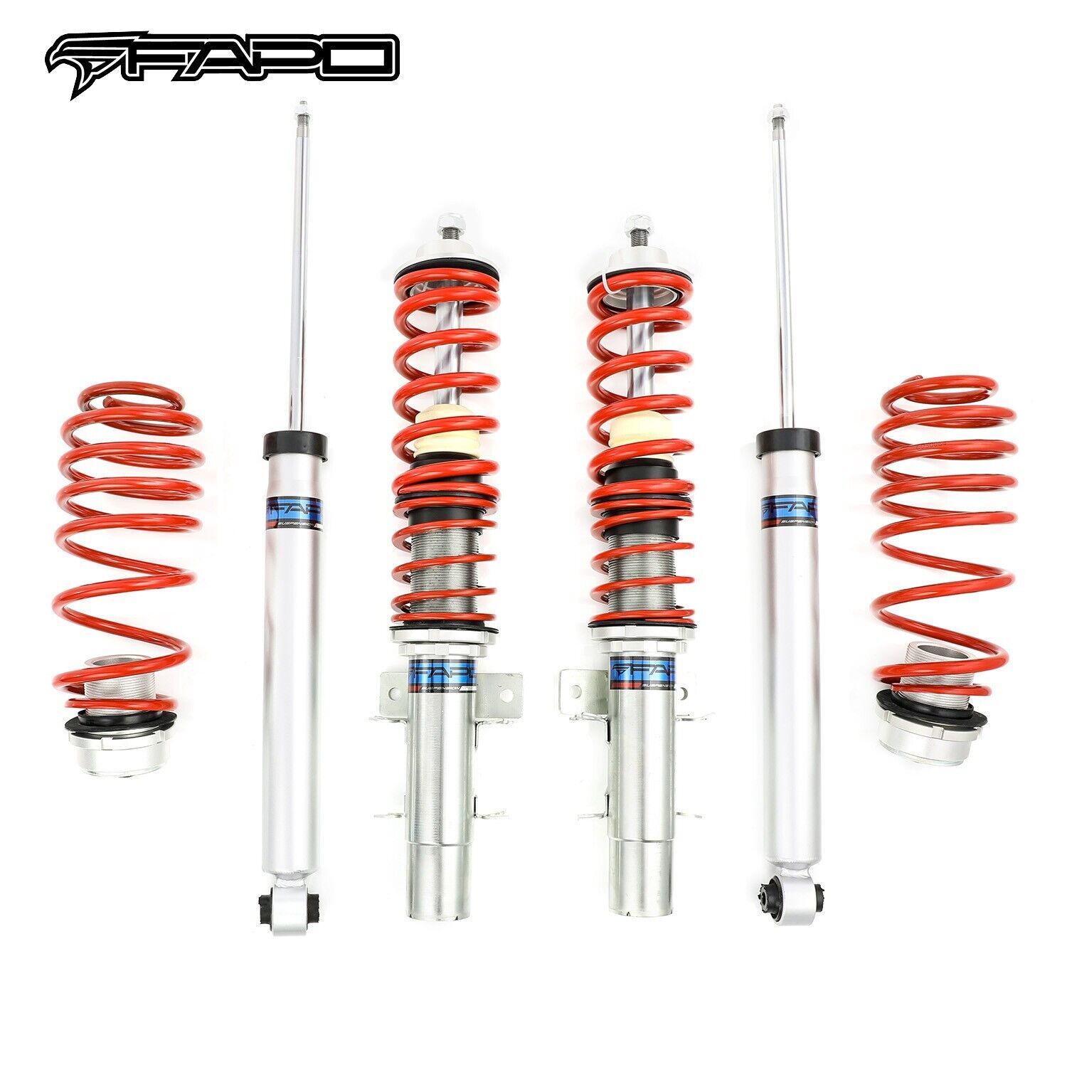 FAPO Coilovers Lowering kits for  VW Polo AW (2017-2019) Adjustable Height