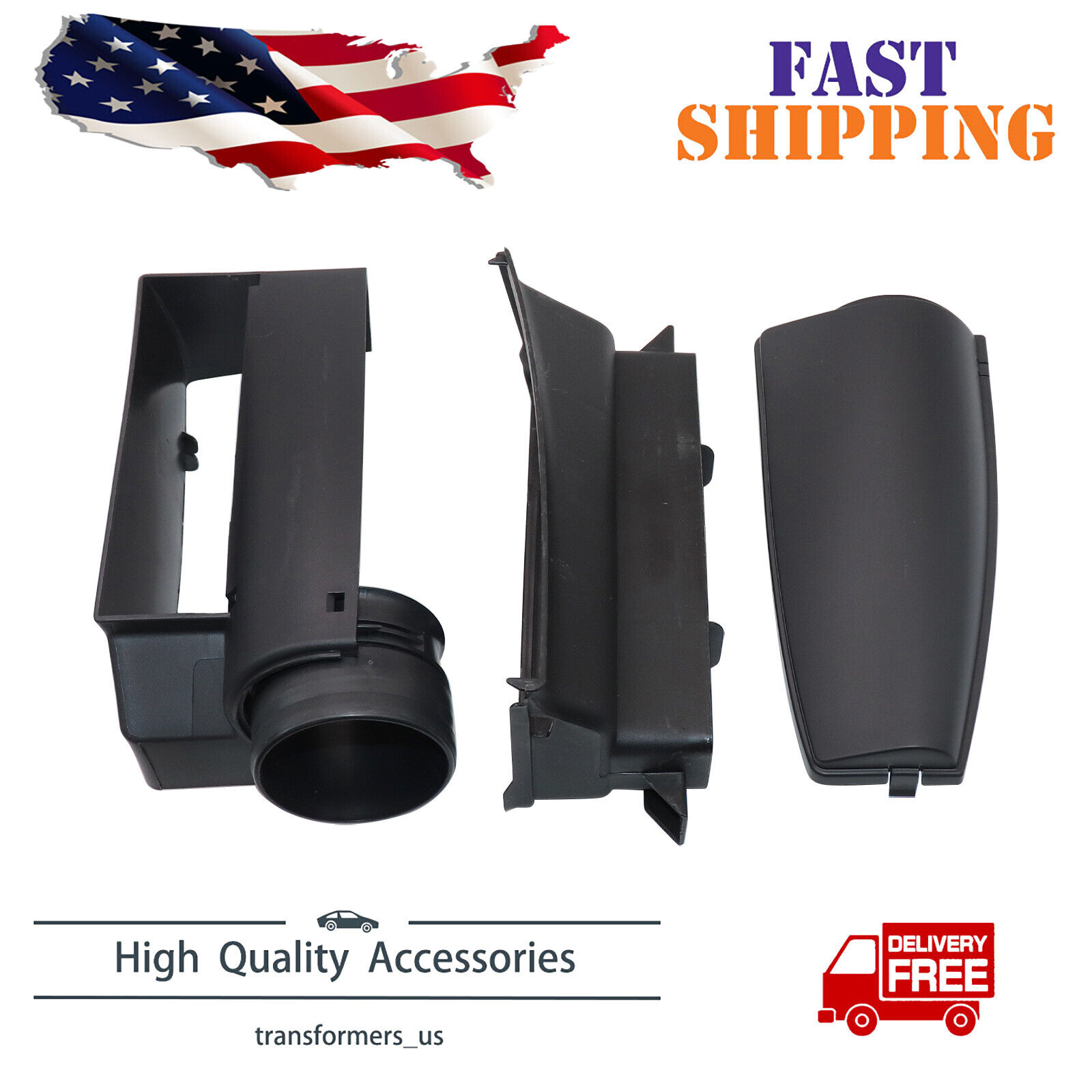 3Pcs Air Intake Guide Inlet Duct Assembly Fits For Audi A3 Jetta GLI GTI MK5 EOS