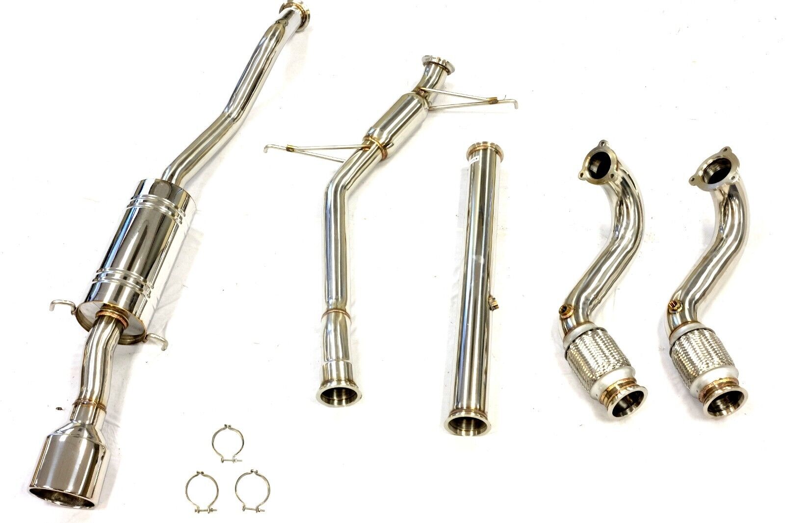 Maximizer Stainless Catback Exhaust System Fitment For 98-04 Volvo 850/V70/S70