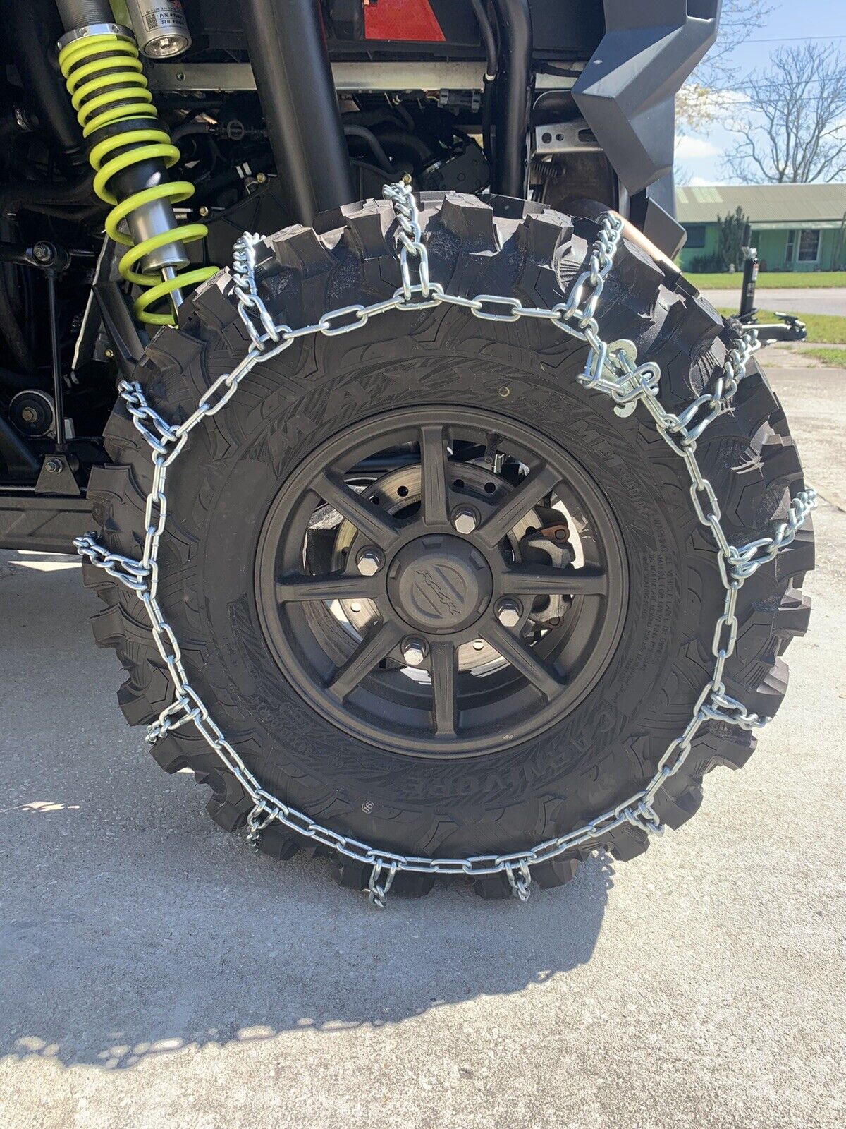 **I CAN CUSTOM BUILD CHAINS FOR** SIDE BY SIDE ATV UTV  Snow Ice Mud Tire Chains