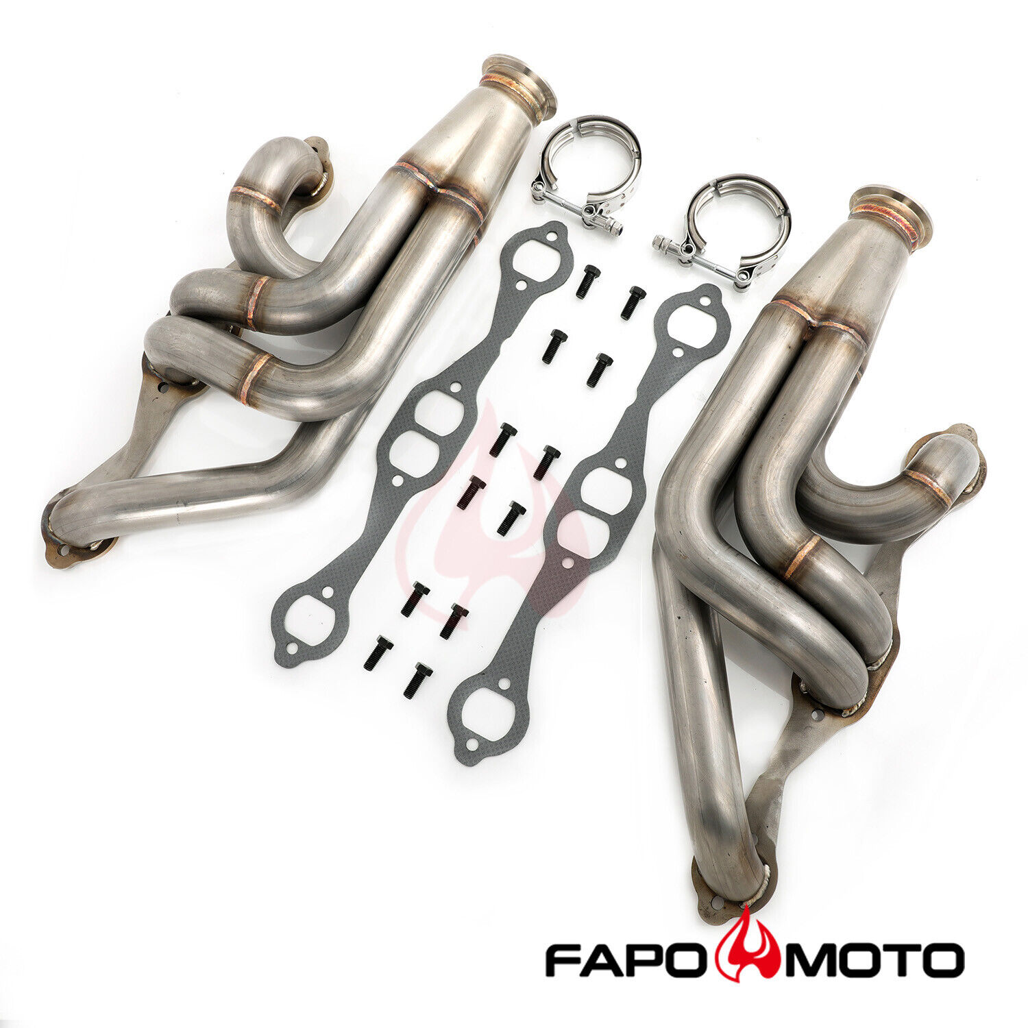FAPO Turbo Headers for Chevy Chevelle Malibu El Camino A-body Small Block V8