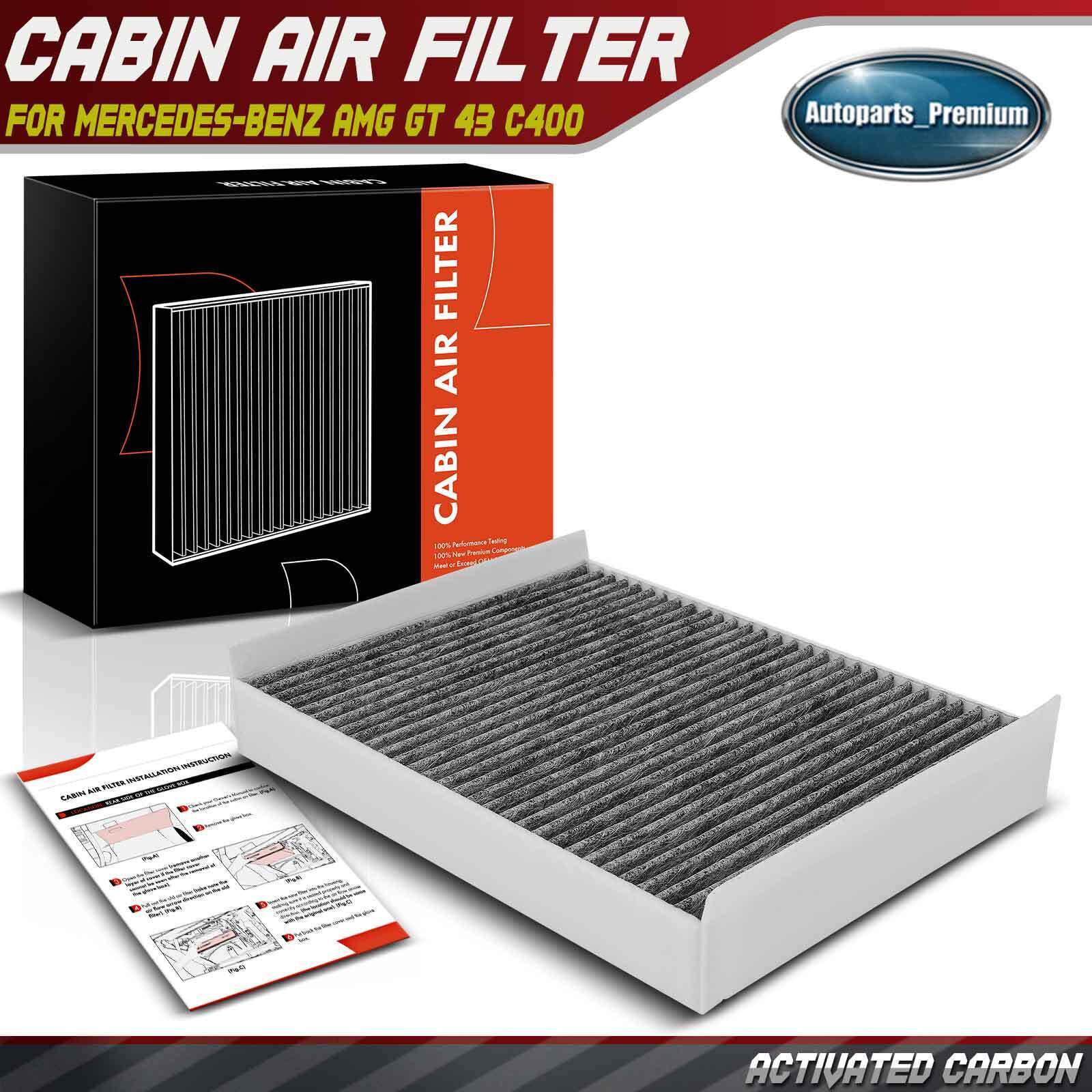 1x New Front Activated Carbon Cabin Air Filter for Mercedes-Benz AMG GT 43 C400