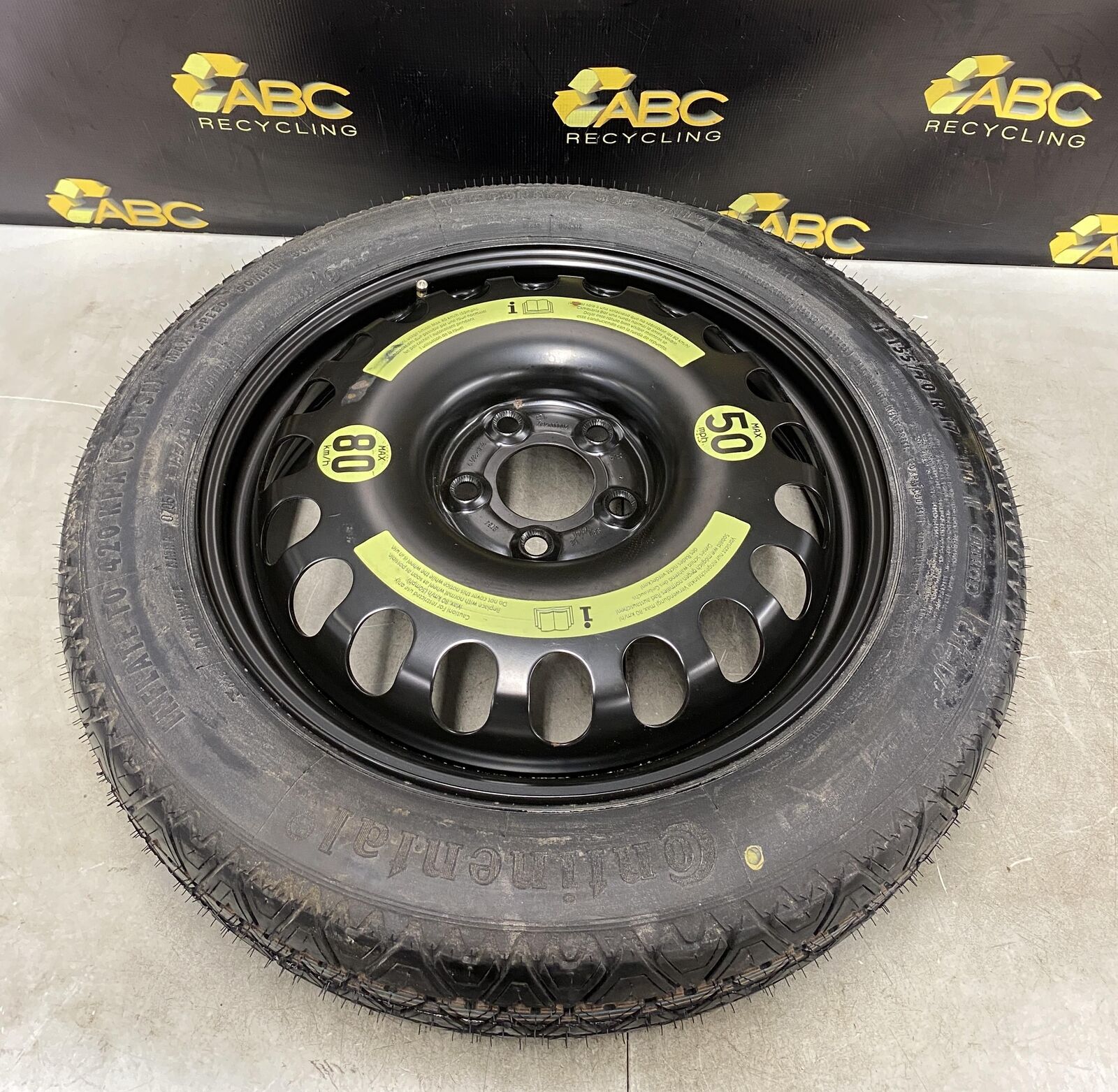 2006-2007 Mercedes CLS 500 Compact Spare Wheel Tire 17x8 MERCEDES CLS 06 07 OEM