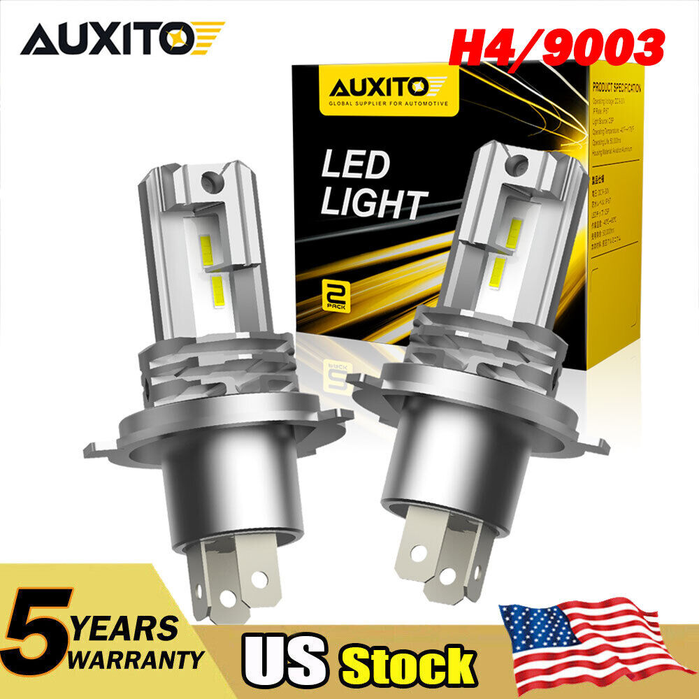 AUXITO H4 9003 Super White 40000LM Kit LED Headlight Bulb High Low Beam Fog Lamp
