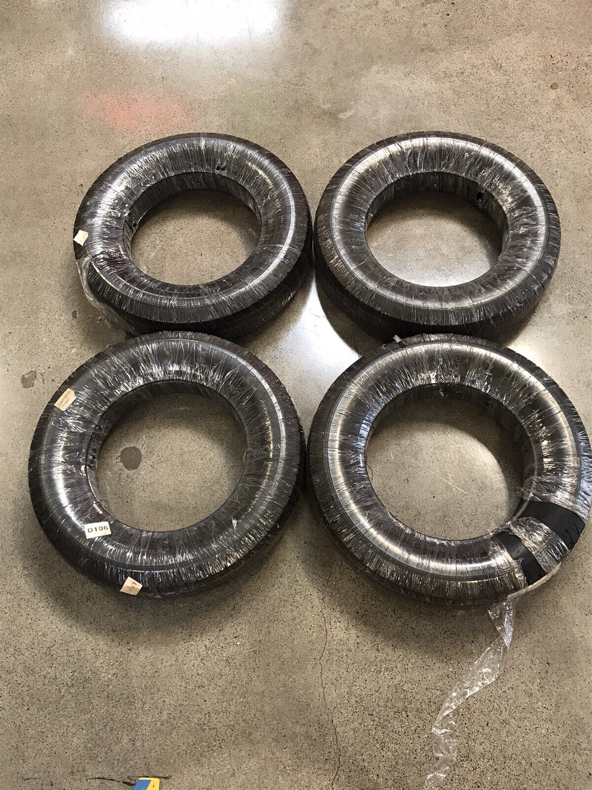 FOUR MICHELIN, PILOTE  X  TIRES 600 X 16 NEVER USED AS NEW IN ORIGINAL WRAPPERS