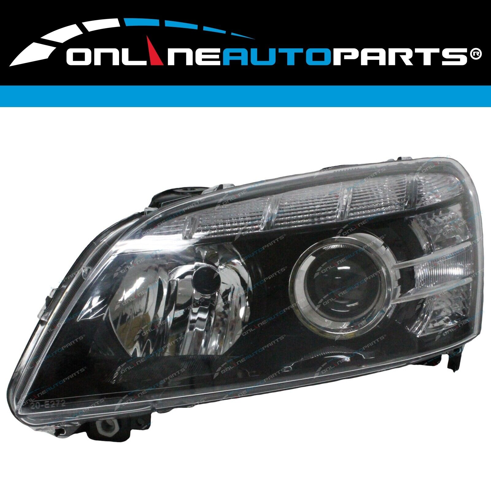 LH Non-Xenon Replacement Headlight for Holden Statesman/Caprice WM 2006-On Left