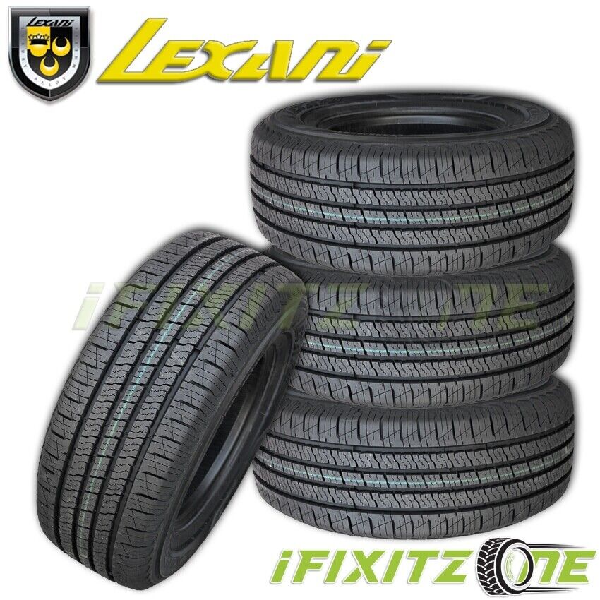 4 Lexani LXHT-206 LT 245/75R16 120/116S Tires, All Season, Truck SUV, 10 Ply / E