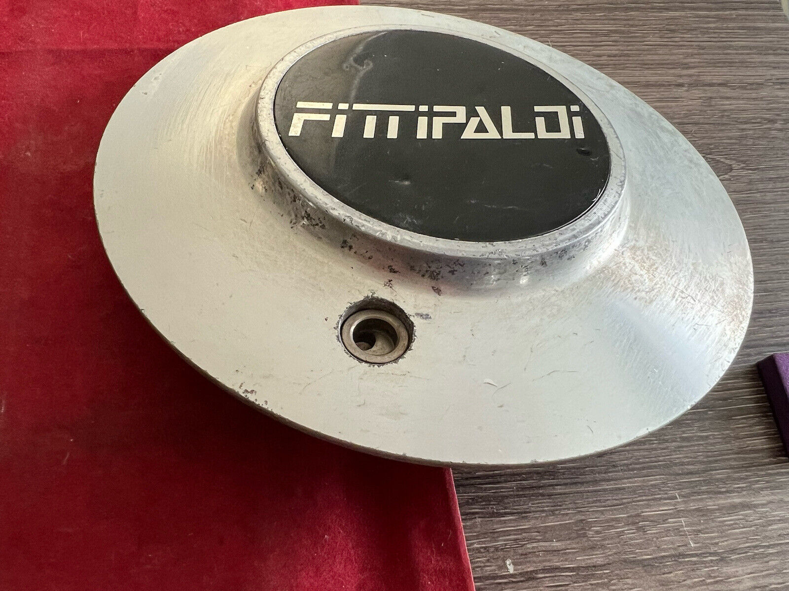 #H (1)  Fittipaldi Aluminum Alloy Wheel Anodized Center Cap M283