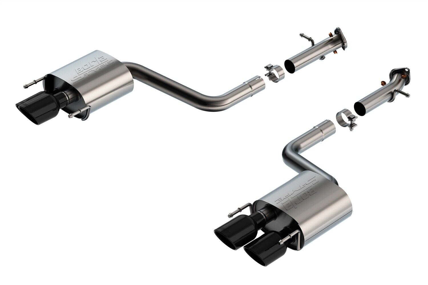 Borla 11981BC S-Type Axle-Back Exhaust System Fits 15-24 IS500 RC F
