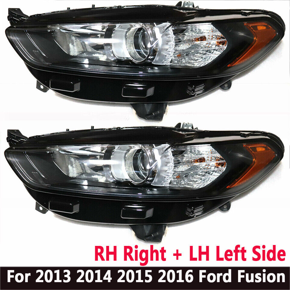 Pair FOR 13-16 Ford Fusion Projector Headlamps Headlights DOT SAE Left & Right